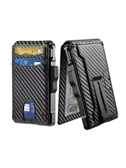 Krae Carbon RFID Wallet — Ultra-Thin Carbon Fiber Card Holder