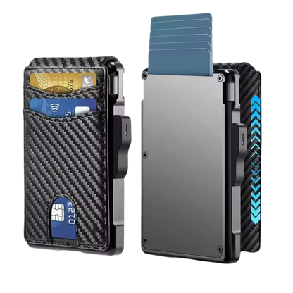 Krae Carbon RFID Wallet — Ultra-Thin Carbon Fiber Card Holder