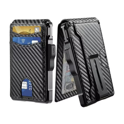 Krae Carbon RFID Wallet — Ultra-Thin Carbon Fiber Card Holder