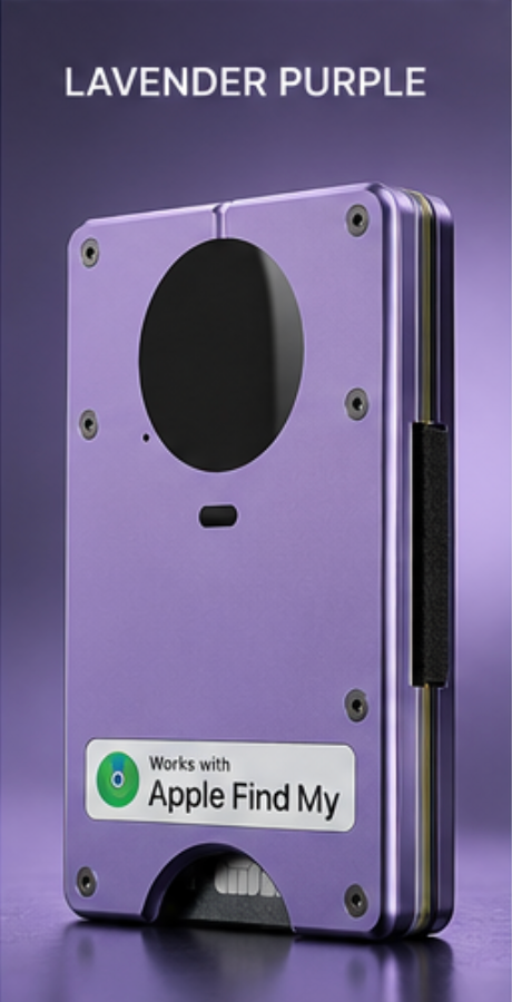 RFID Blocking Tracking Wallet