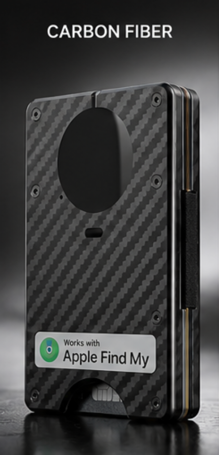 RFID Blocking Tracking Wallet