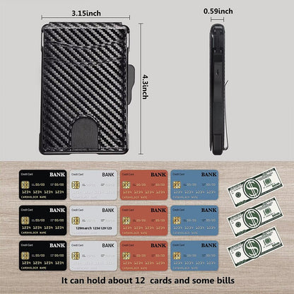 Krae Carbon RFID Wallet — Ultra-Thin Carbon Fiber Card Holder
